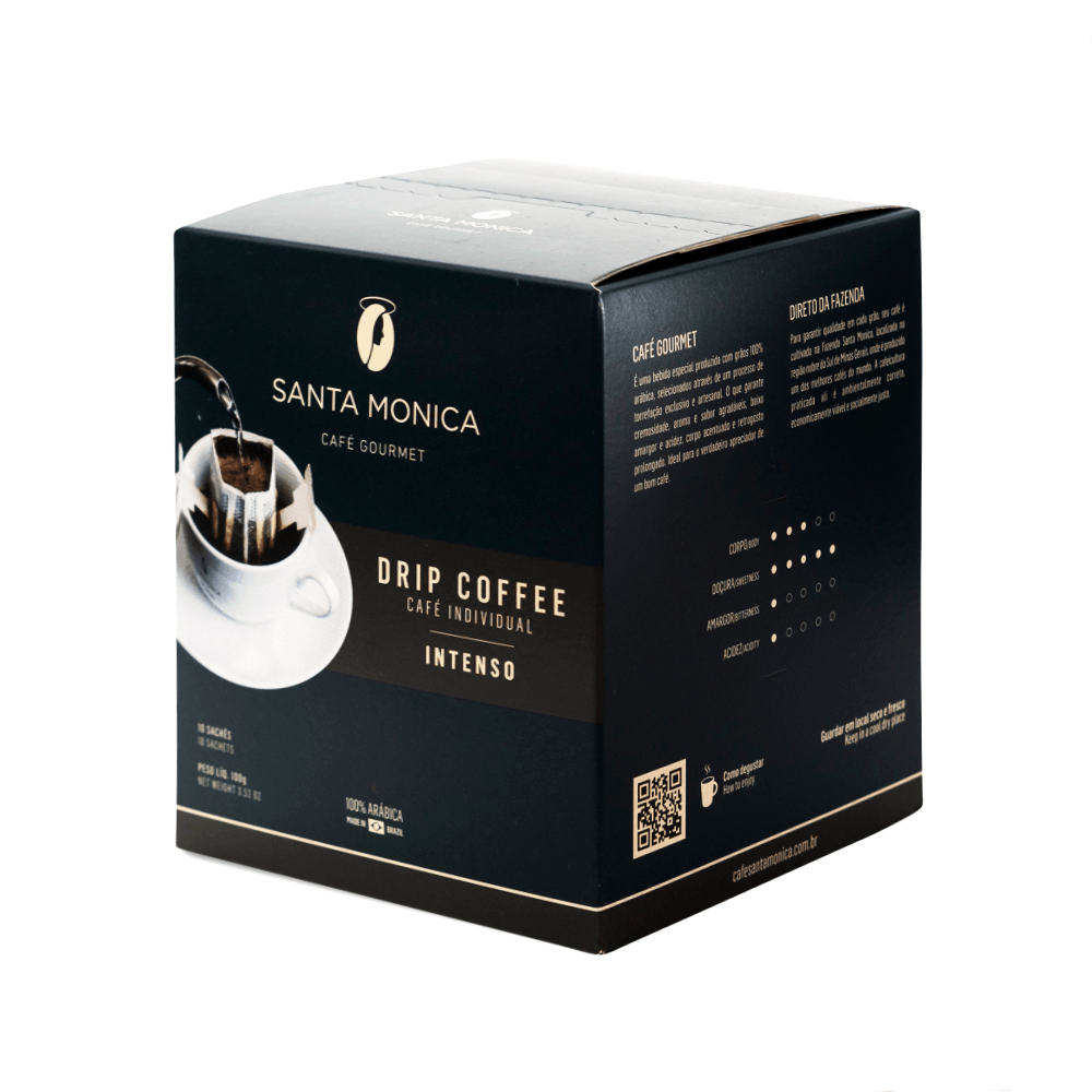 圣莫尼卡浓郁型挂耳咖啡包装